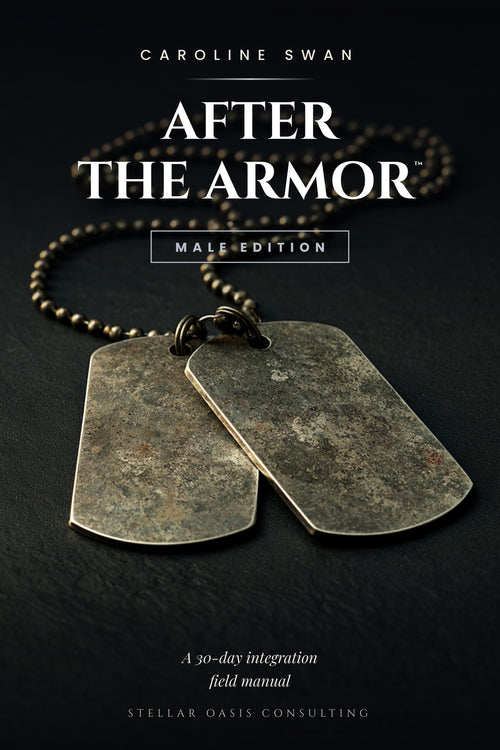 After the Armor, Male Edition, a 30-day integration field manual by Caroline Swan